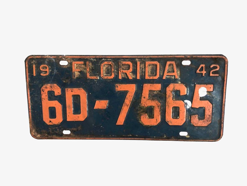 United States Vintage Car License Plate Bar Room Home Decor Tags Collectible License Plates Monomagazine Collectibles