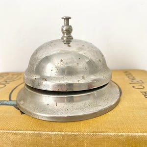 Vintage Service Glocke - Vintage Hotel Front Lobby Schreibtisch Kundenservice Glocke