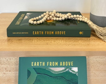 Extra Large Green Coffee Table Book: Earth From Above | Beautiful Green Coffee Table Book Unique Books for Entry Table, Console, Home Decor
