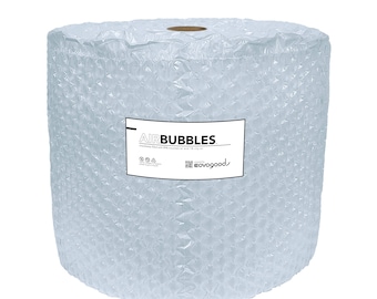 AirBubbles™ Premium Shipping Air | Pre Filled HDPE Sheets for Package, Cushioning, Protection, Void Fill | Strong, Lightweight | 1 Roll