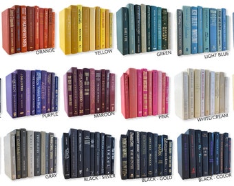 Real Books by Color™ | Choose your Colors | Office, Home, Staging, Wedding, Props, Shelf | Designer Thrift Used Decor | PRICE is PER 1 BOOK