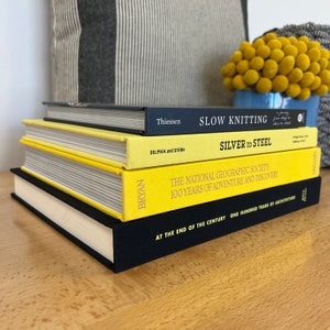 Black and Yellow Coffee Table Book: Fashion Titles | Oversized Books ...