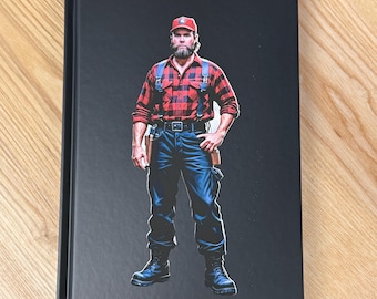 Personalized Caricature Decorative Book | Custom Photo | Funny Portrait Gift | Father's Day Gift | Office Decor | Coffee Table