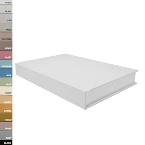 CovoBook™ ASH Real Blank Hardcover™ / Libri decorativi con copertina rigida vuota per decorazioni domestiche o d'ufficio, per allestimenti fotografici, mensole o tavoli