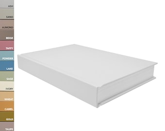 CovoBook™ Blank Hardcover | Real Hardback Books for Decorative Home or Office Décor Staging Photo Prop Shelf or Table Display