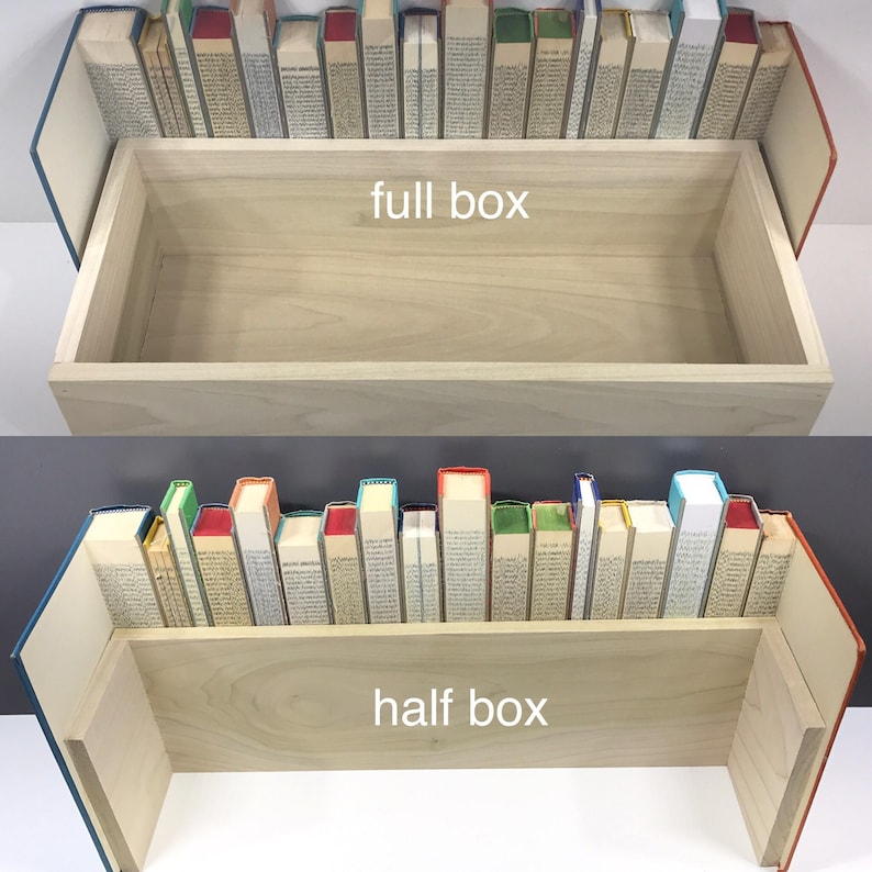 CovoBox Secret Hidden Storage Book Box Router and Cord Hider Etsy