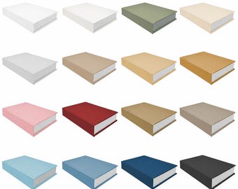 Livres à couverture rigide vierges CovoBook™ | Véritables livres à couverture rigide pour la décoration de la maison ou du bureau, la mise en scène, la présentation sur une étagère ou une table