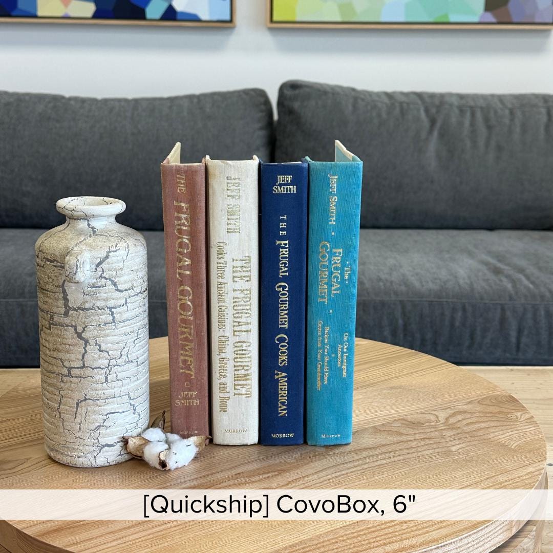 Covobox— Frugal Gourmet Hidden Storage Secret Book Box Electronics