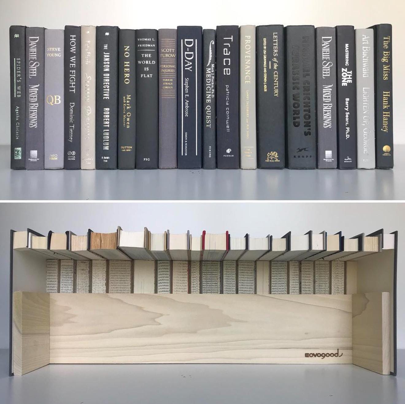 Covobox V2™ Hidden Storage Secret Book Box Electronics Hider