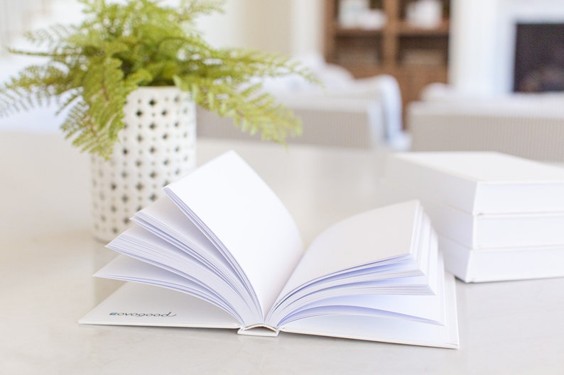 CovoBook White Decorative Books Real Blank Hardcovers Etsy