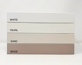 CovoBook™ Neutral Books for Decor | Real Blank Hardcover | Notebook Sketch Art Journal | Home Wedding Staging Photo Prop | PRICE PER 1 BOOK