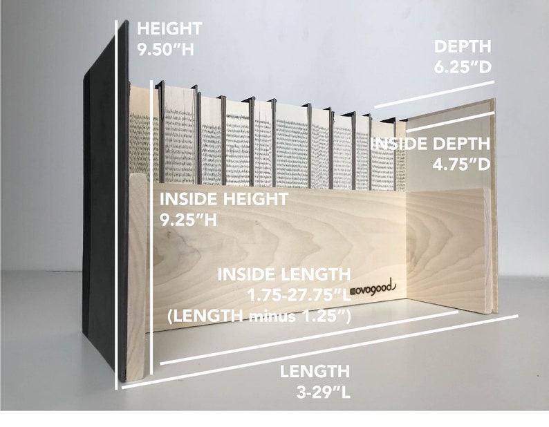 CovoBox™ Electronics Hider™ Hidden Storage™ Book Box™ Book Hide™ Router, Cable, Modem, Cords, Outlets, Jewelry Made with Real Books image 3