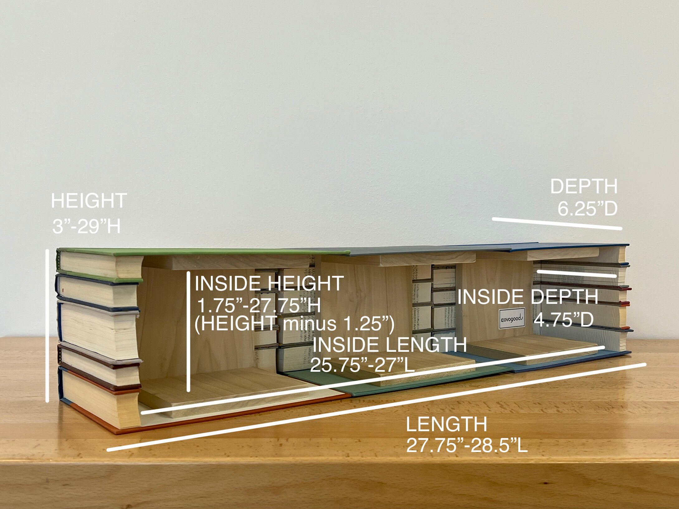 Triple Covobox V2™ Electronics Hider | Hidden Storage | Hide Cover