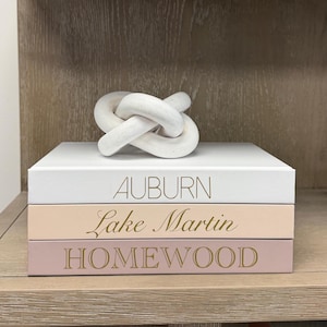 Personalized CovoBook™ | Custom Title Text Name | Choose Font, Lettering Color | Blank Hardcover Decor Gift | Price is PER 1 BOOK