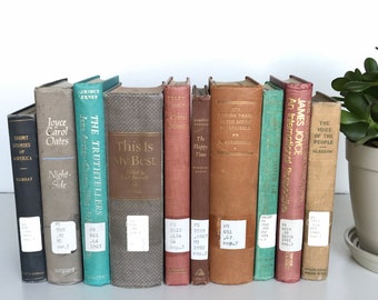 Former Library Book | Vintage Decorative Book | Used Thrift Bulk Ex-Library Decor | Create Your Own Set | Sold By Book | PRICE is PER BOOK