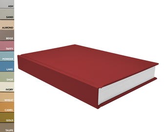 CovoBook™ BRICK Blank Hardcover™ | Real Blank Hardback Books for Home Office Décor, Staging, Photo Prop, Shelf, Table Display