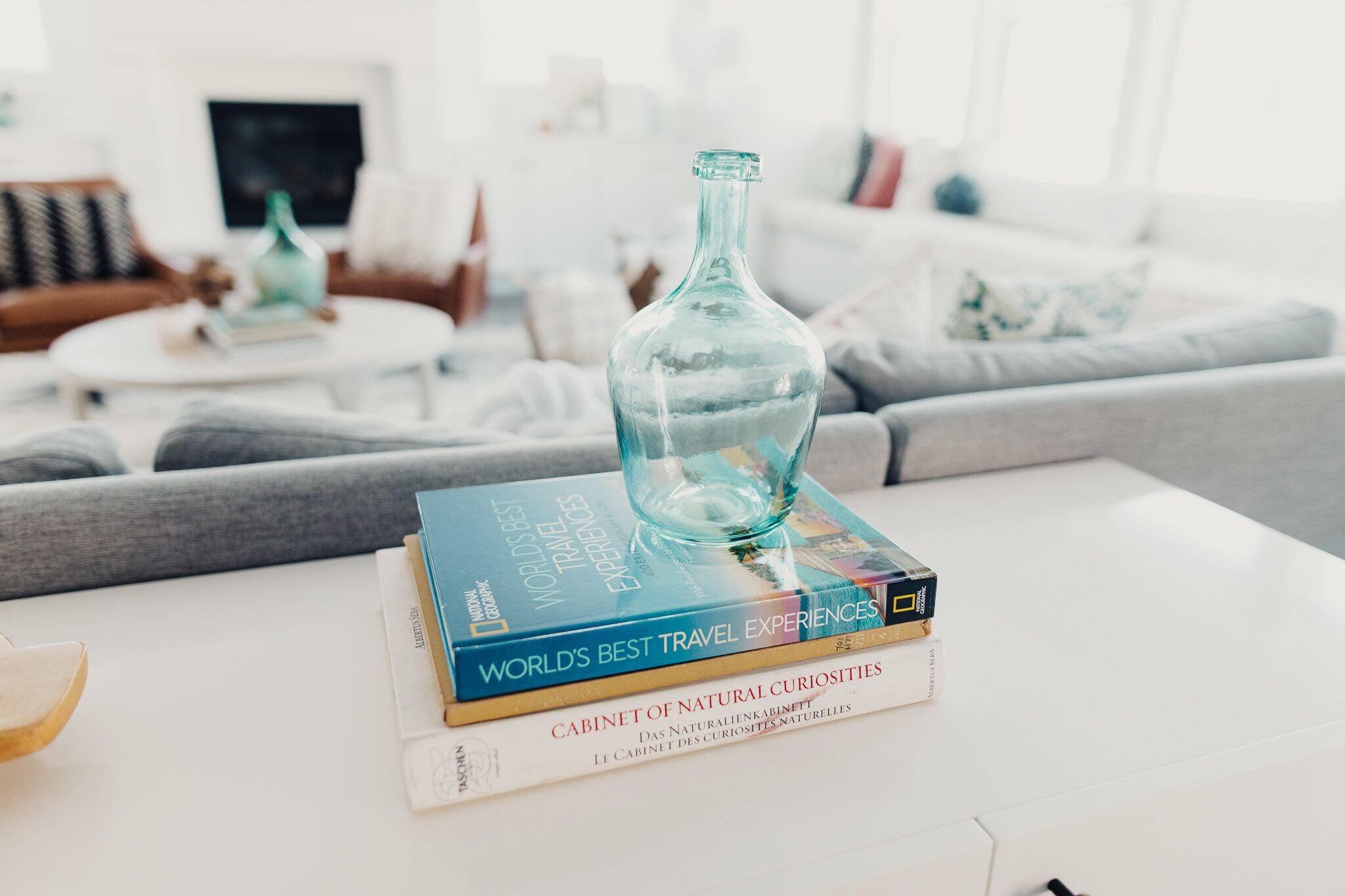 Coffee Table Book by Color Oversized Books Entry Table Etsy