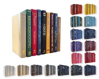 Real Books by Color™ | Choose your Colors | Office, Home, Staging, Wedding, Props, Shelf, Book Stack | Designer Thrift Used Decor