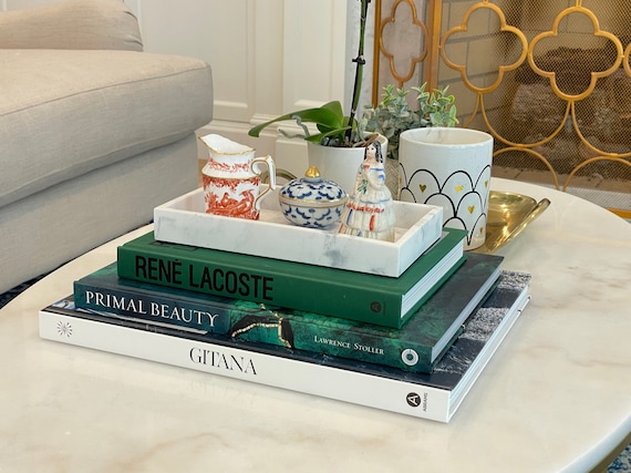 White Coffee Table Book: Extra Large Tall White Books by Title