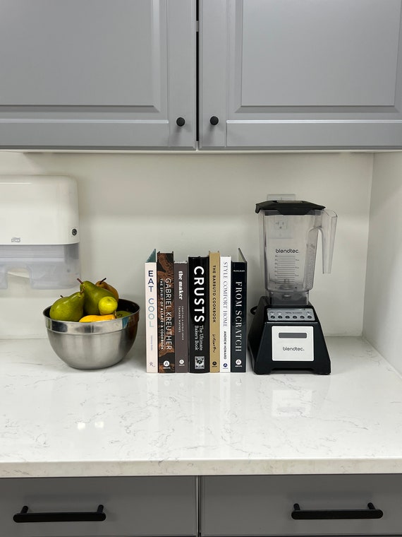 Tall Covobox™ W/ Cookbooks | Hidden Storage Electronics Hider