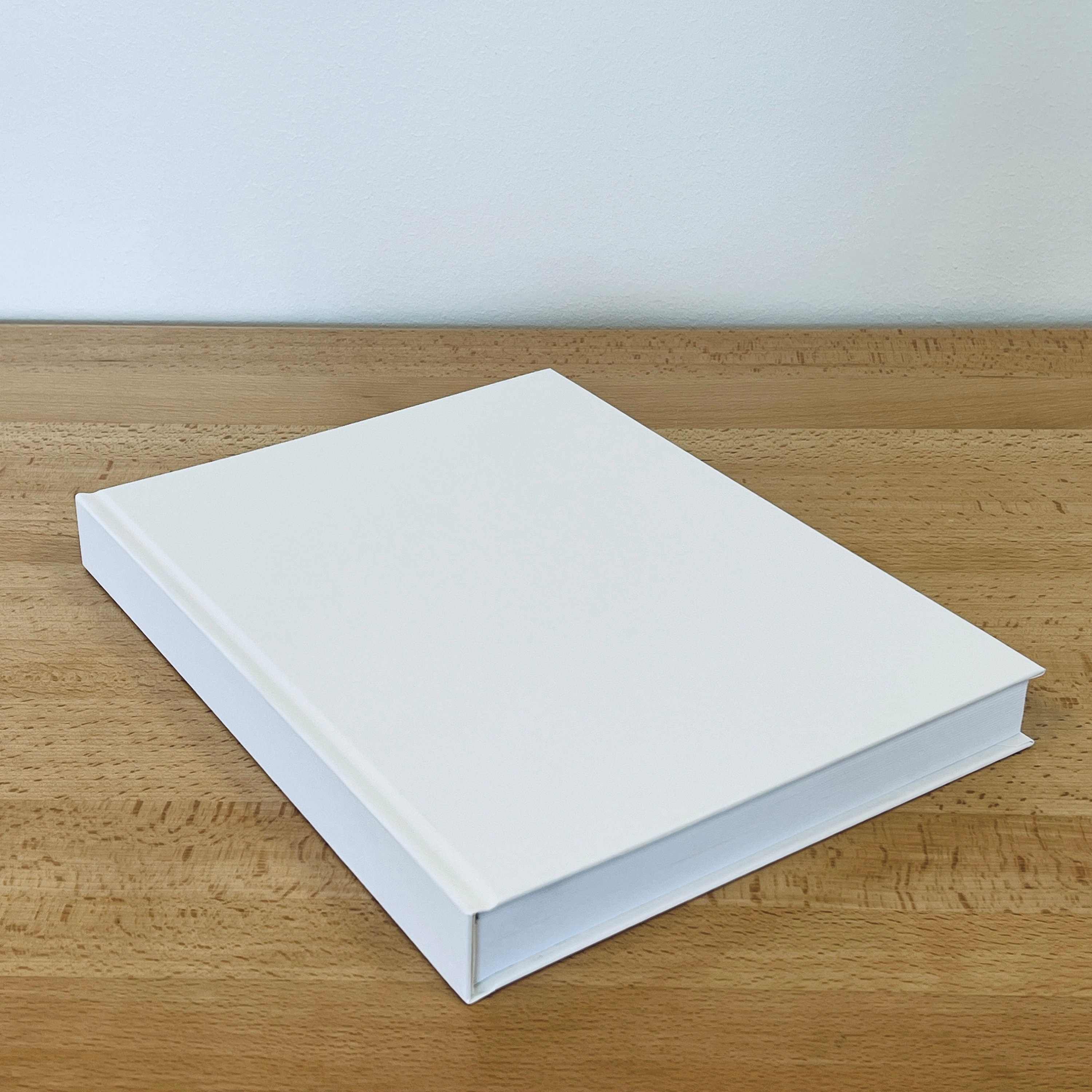 Covobook™ White Coffee Table Book Real Blank Hardcover Modern Home