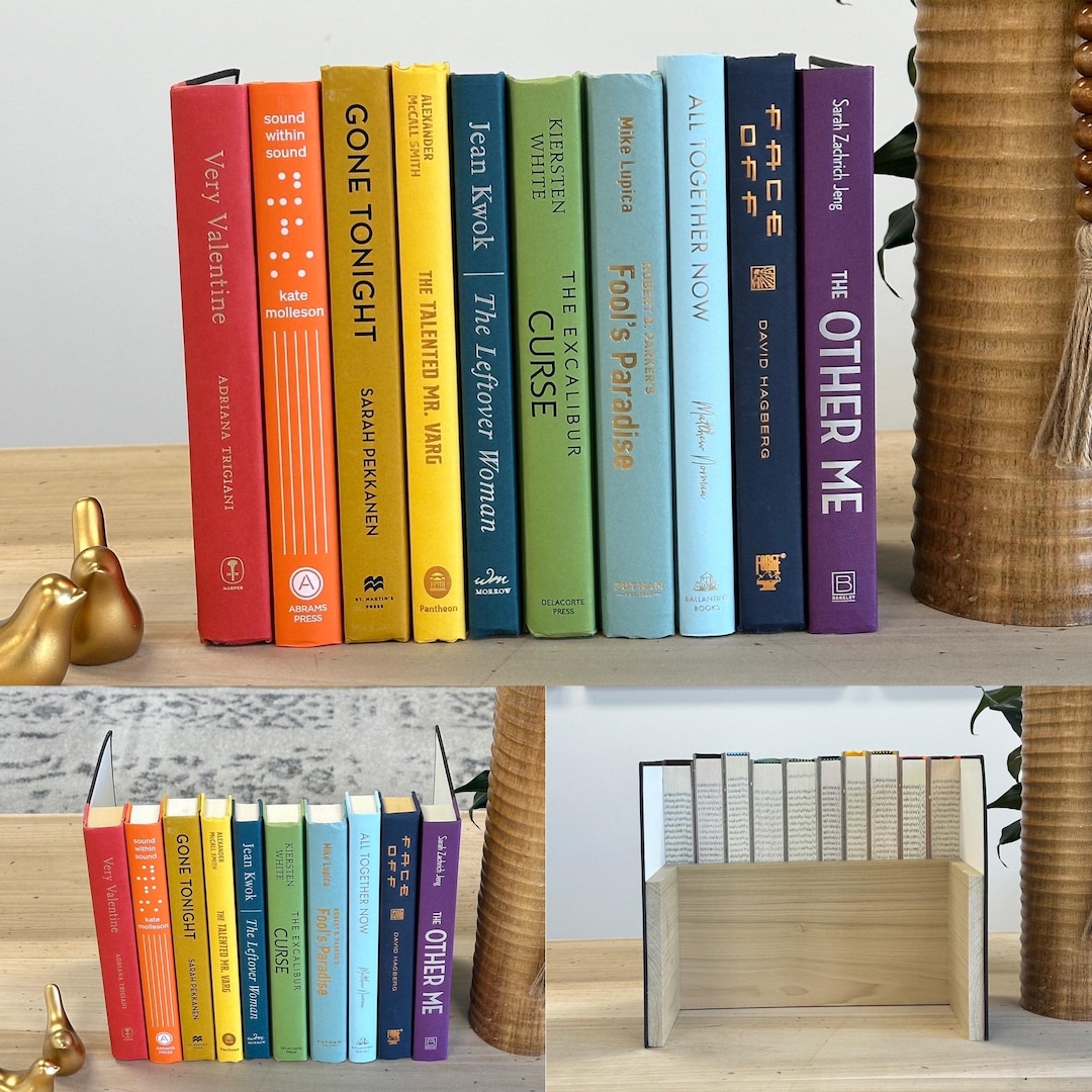 Hidden Storage, Real Books! - Faux Book Box Router Hider in Rainbow ...