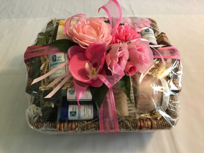 Healing Spa Gift Basket Etsy