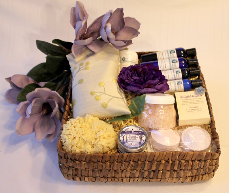 Healing Spa Gift Basket Etsy