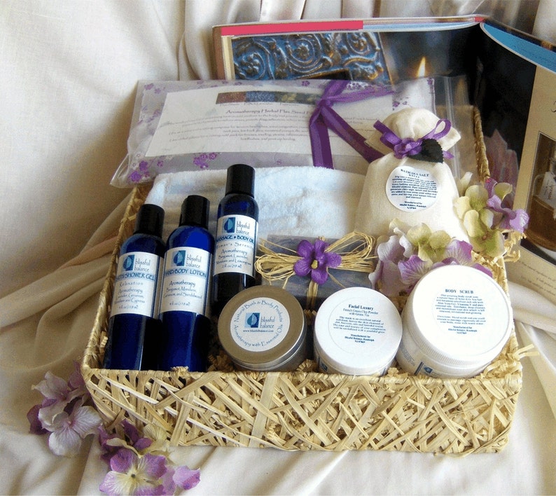 Spa Gift Basket for Women Etsy