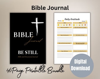 Bible & Devotional Journal: Deepen Your Spiritual Journey Digitally | Digital Planner | Checklist | Notebook