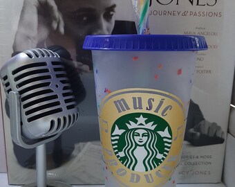 Starbucks Confetti Color Changing Reusable "Music Producer"