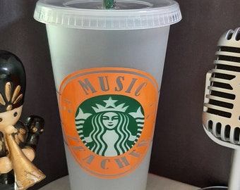 Starbucks  Reusable "Music Teacher Cup" Venti