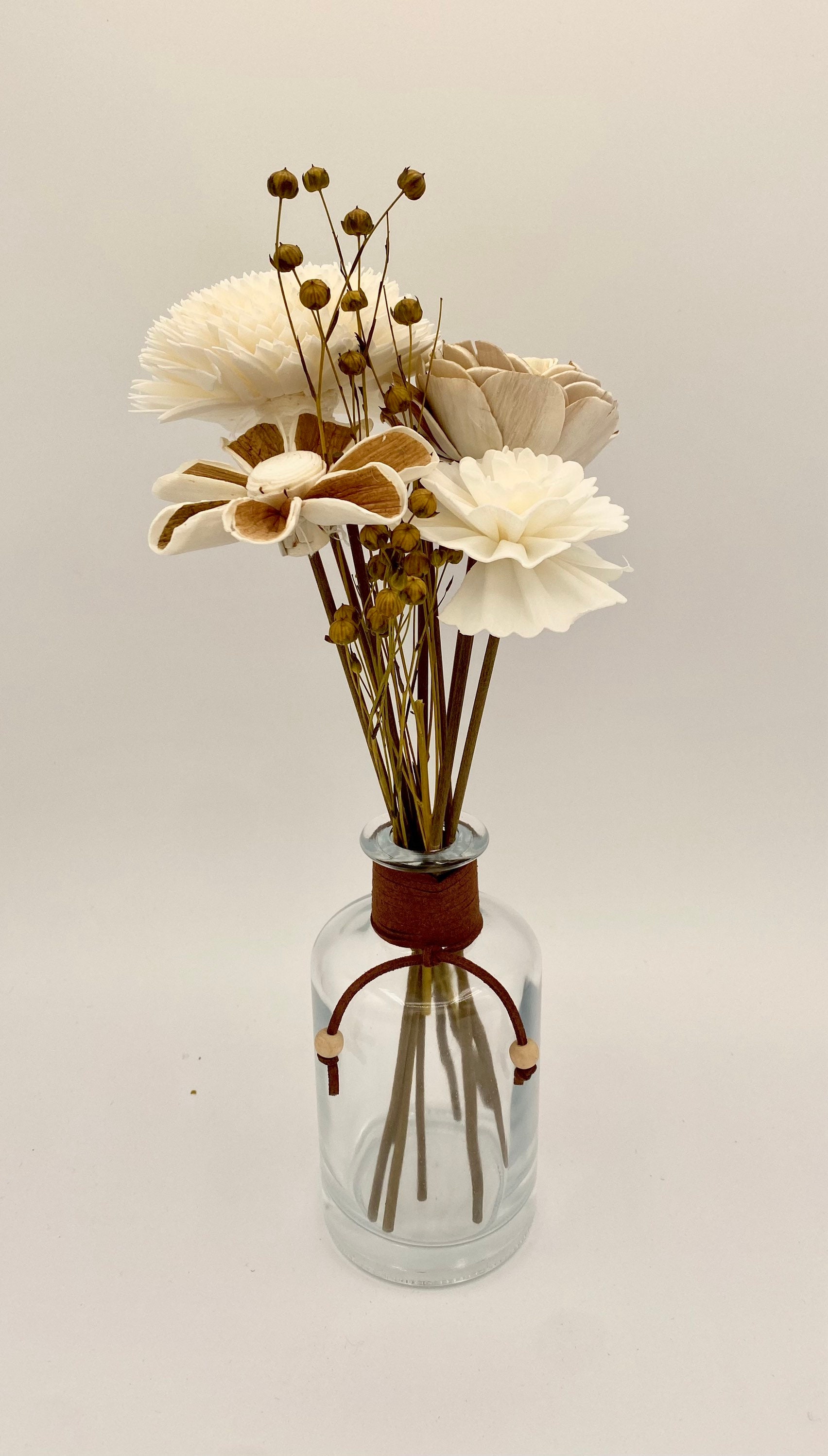 Sola wood flower reed diffuser Etsy