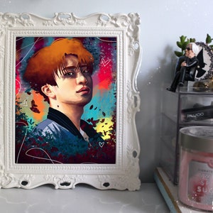 Got7 Youngjae Print: Digital Art, GOT7, KPOP