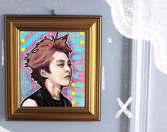 Xiumin Art Print: EXO's Xiumin / Kim Minseok Digital Art Kpop Fanart