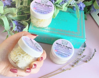 Lavender Vanilla Hair & Body Butter | Vegan Skin and Hair Care | Essential Oil | Vitamin E | Skin Softening Natural Hair Protecting | KPOP