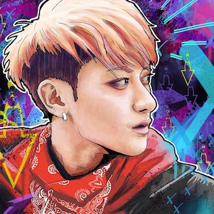 EXO&#39;s ZTAO Art Print KPOP Fanart