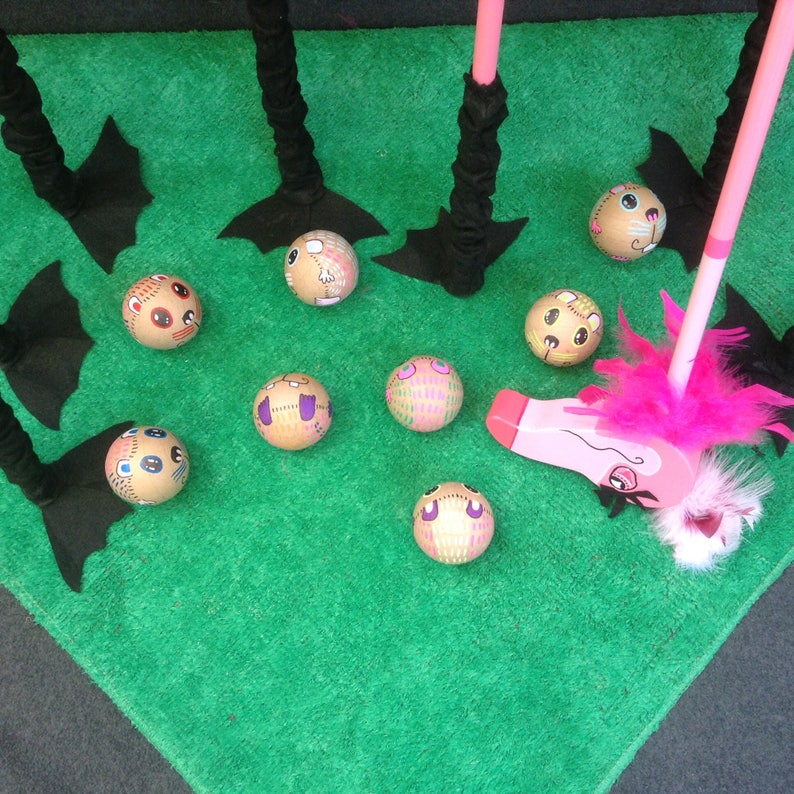 Deluxe Flamingo Croquet Set Etsy