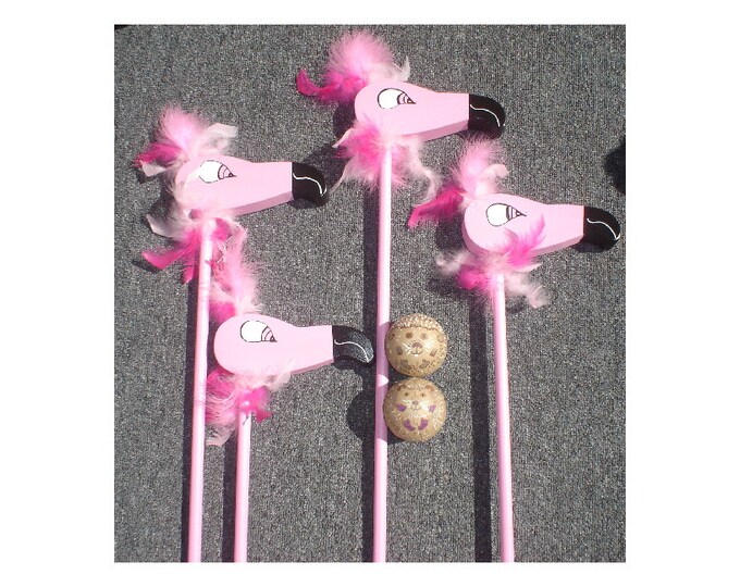 Alice in Wonderland Flamingo Croquet Set 6 Pieces Etsy