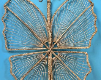 Iraca Palm Hand Woven Giant Butterfly