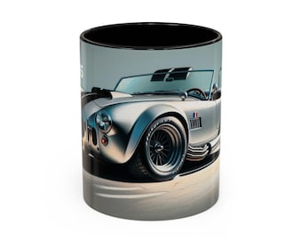 Schlanke Raffinesse: 1965 Shelby Cobra - Akzent Kaffeetasse (11, 15oz)