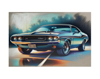 Distinctive Muscle: 1970 Dodge Challenger - Puzzle (110, 252, 520