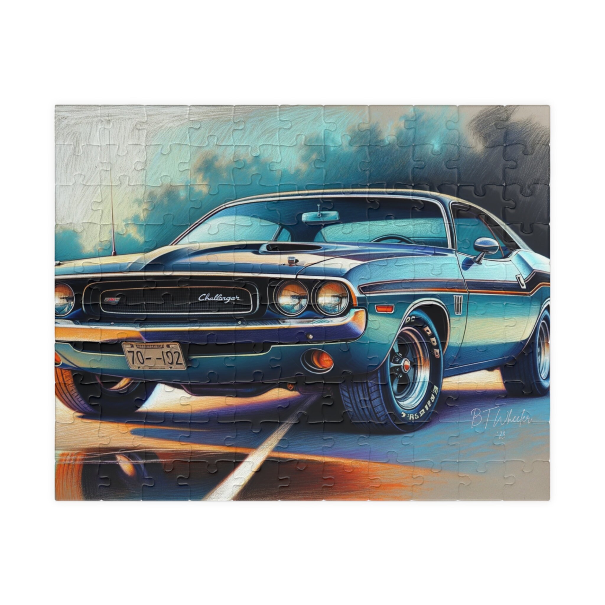 Distinctive Muscle: 1970 Dodge Challenger - Puzzle (110, 252, 520