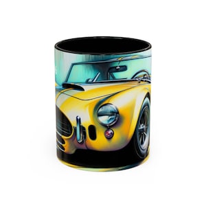 Vibrant Velocity: 1966 Shelby Cobra - Accent Coffee Mug (11, 15oz)