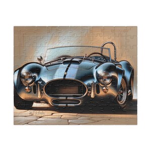 Powerful Elegance: 1963 Shelby Cobra, Jigsaw, Puzzle, Game, Brain Teaser, Hobby, Gift for Car Enthusiasts