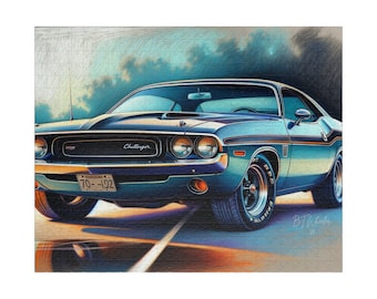 Distinctive Muscle: 1970 Dodge Challenger - Puzzle (110, 252, 520