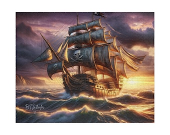 Legends on the Horizon: Pirate Ship's Tale - Puzzle (110, 252, 520, 1014-piece)
