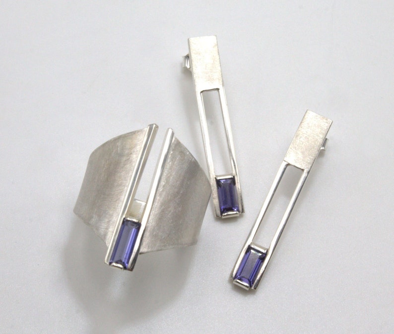 Iolite Gemma 925 Anello Argento Sterling Mano Gioielli Regalo Per Iolite Gemma 925 Anello Argento Sterling Mano Gioielli Regalo Per