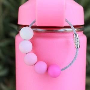 Water Tracking Beads, Water Bottle Refill Tracker, Motivational Water Bottle, Water Bottle Tracker, Water counting keychain