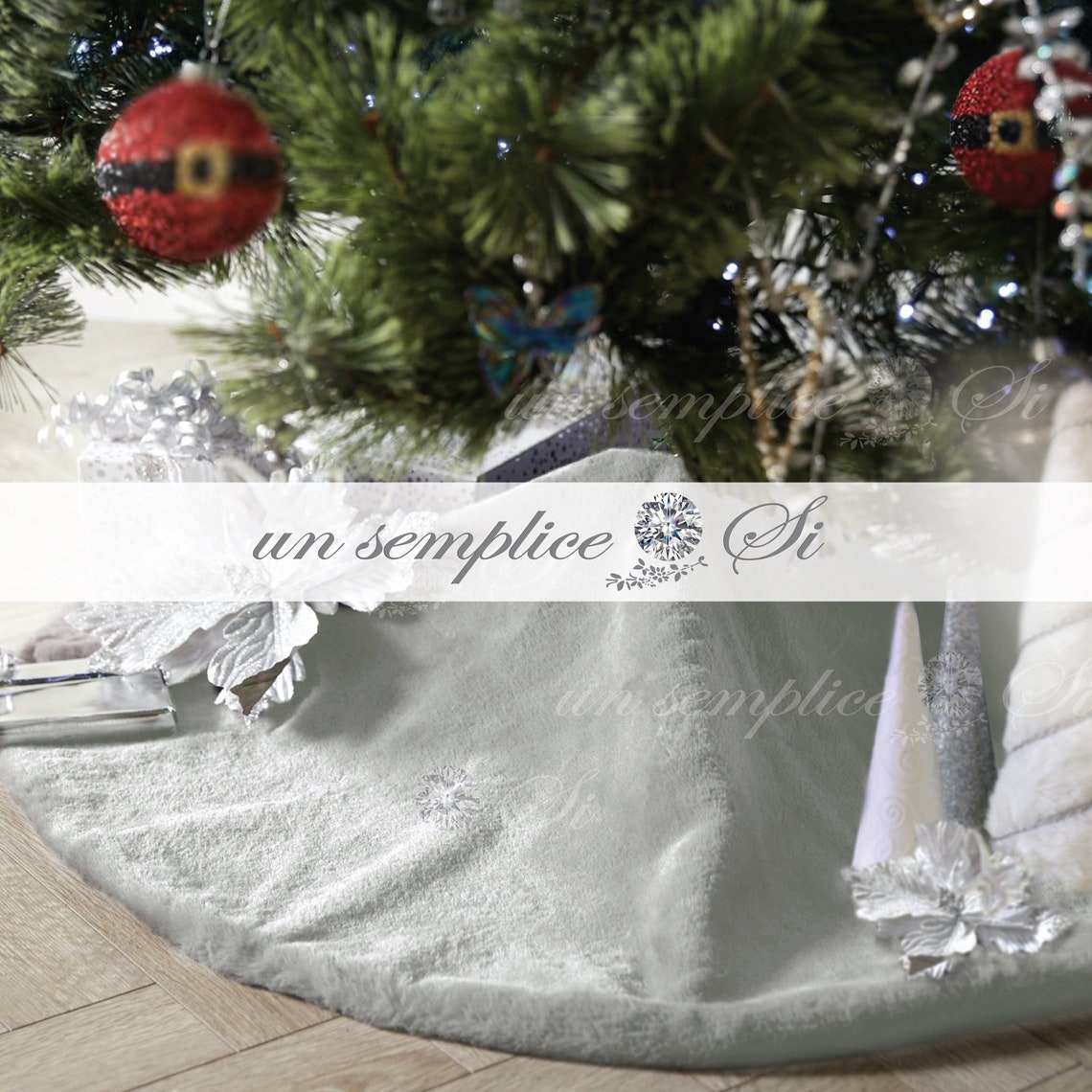 Extra Large Tree Skirt 84 Fur Tree Skirt 72 Etsy